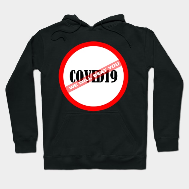 covid 19 Hoodie by wizooherb